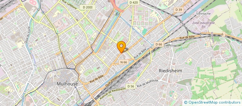 localisation de l'entreprise CH TECH  MULHOUSE