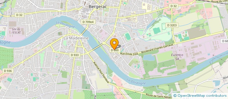 localisation de l'entreprise CH-TECHNIC à BERGERAC
