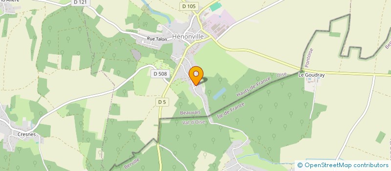 localisation de l'entreprise CH'TI BREIZH  HENONVILLE