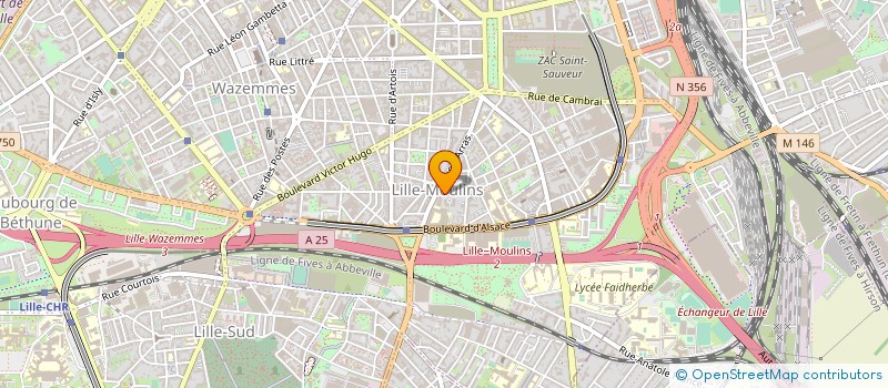 localisation de l'entreprise CH'TI CIRQ' à LILLE