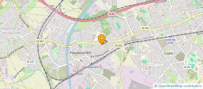 localisation de l'entreprise CH'TI COUTURE  HAUBOURDIN