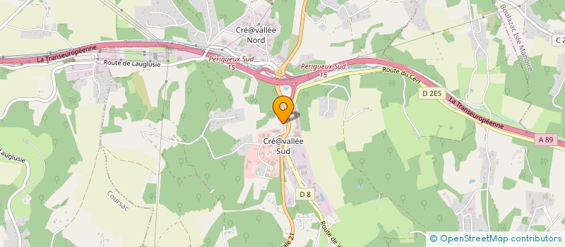 localisation de l'entreprise CH'TI CT 24  SANILHAC