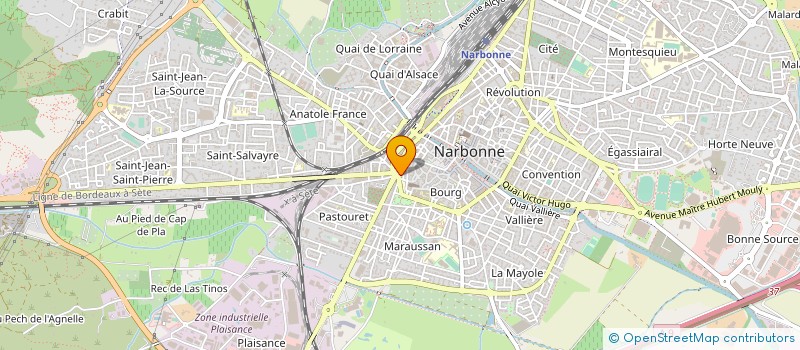 localisation de l'entreprise CH'TI NSD (NORD SUD DISTRIBUTION) à NARBONNE
