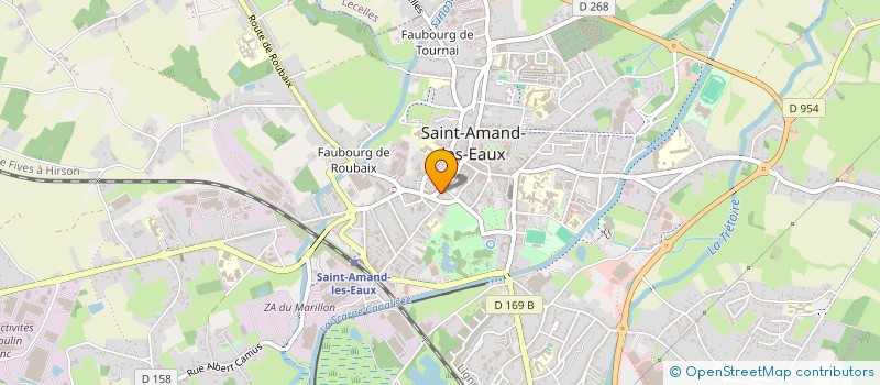 localisation de l'entreprise CH'TI NUAGE  SAINT-AMAND-LES-EAUX
