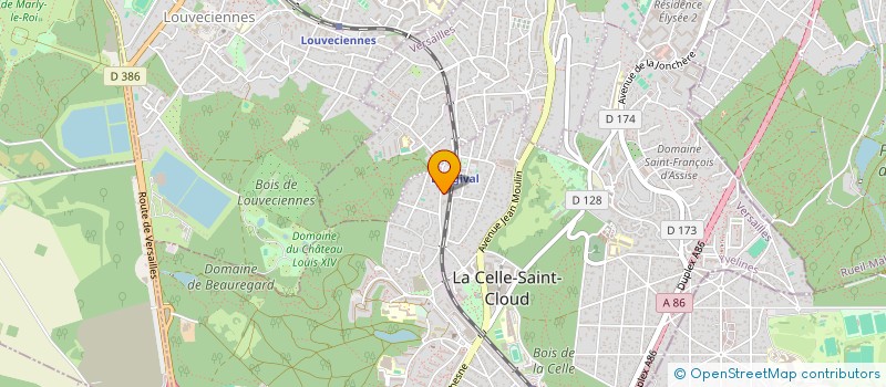 localisation de l'entreprise CH'TIS BURGER  LA CELLE-SAINT-CLOUD