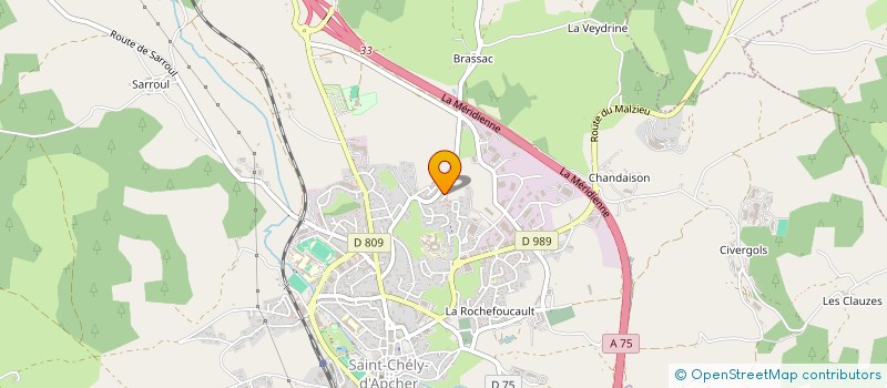 localisation de l'entreprise CH2B  SAINT-CHELY-D'APCHER