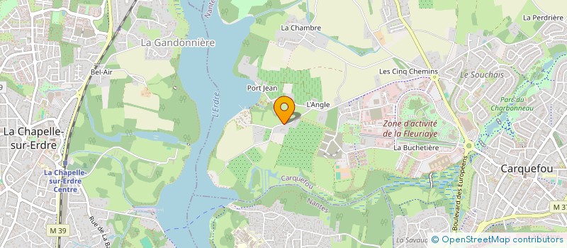 localisation de l'entreprise CH2P  CARQUEFOU