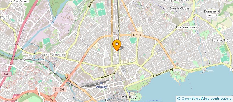 localisation de l'entreprise CH30-LA SAGESSE à ANNECY