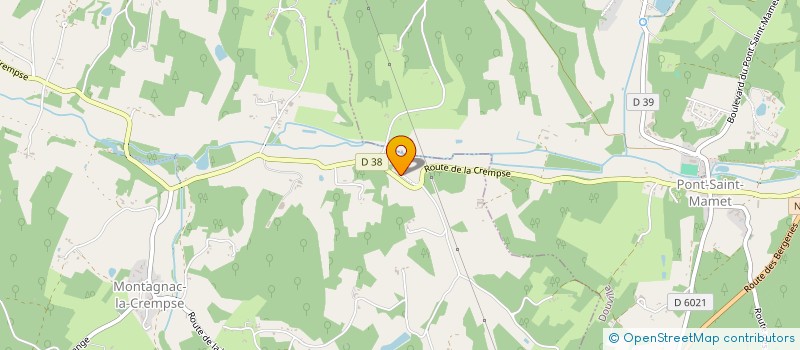 localisation de l'entreprise CH4 ENVIRONNEMENT  ST GEORGES DE MONTCLARD