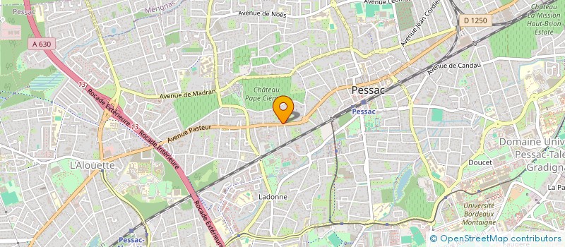 localisation de l'entreprise CHA  PESSAC