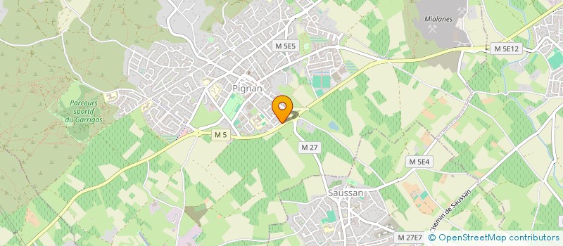 localisation de l'entreprise CHA A CREATION à PIGNAN