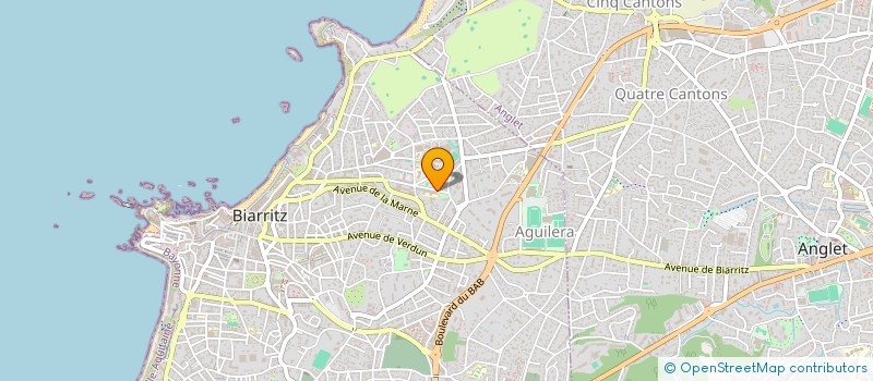 localisation de l'entreprise CHA'ARC à BIARRITZ