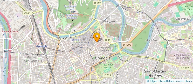 localisation de l'entreprise CHA'BUSTIF à GRENOBLE