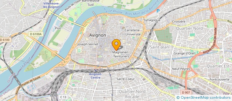 localisation de l'entreprise CHA CENTRE HYGIENE ALIMENTAIRE à AVIGNON