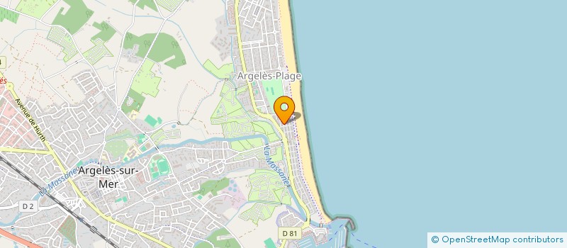 localisation de l'entreprise CHA & CO à ARGELES-SUR-MER