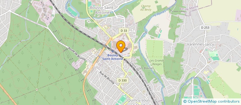 localisation de l'entreprise CHA CONSEIL  QUINCY-SOUS-SENART