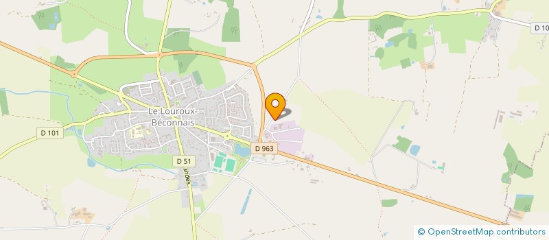 localisation de l'entreprise CHA'DECOR  VAL D'ERDRE-AUXENCE