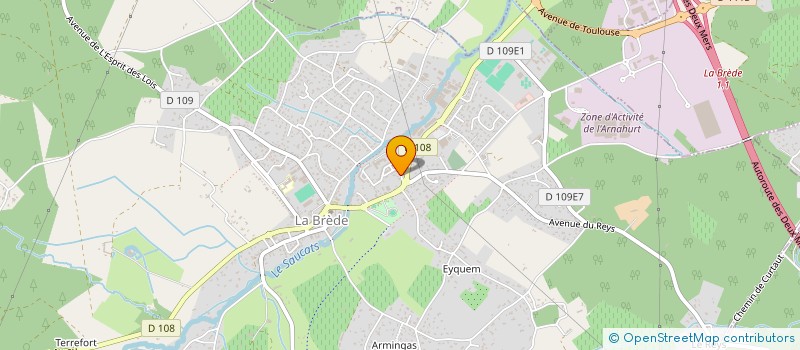 localisation de l'entreprise CHA'LC  LA BREDE