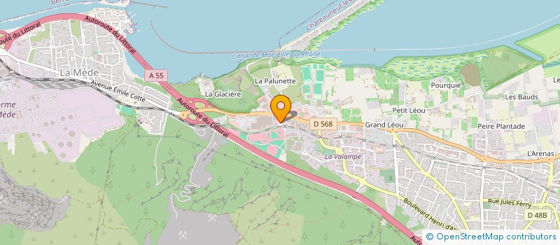 localisation de l'entreprise CHA-LEN-GER  CHATEAUNEUF-LES-MARTIGUES