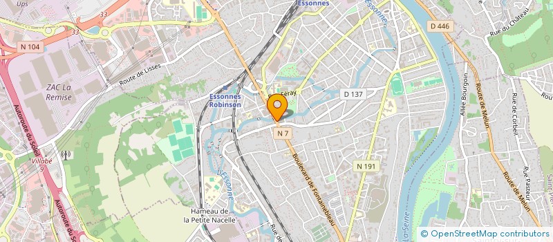 localisation de l'entreprise CHA PIECES AUTO à CORBEIL-ESSONNES