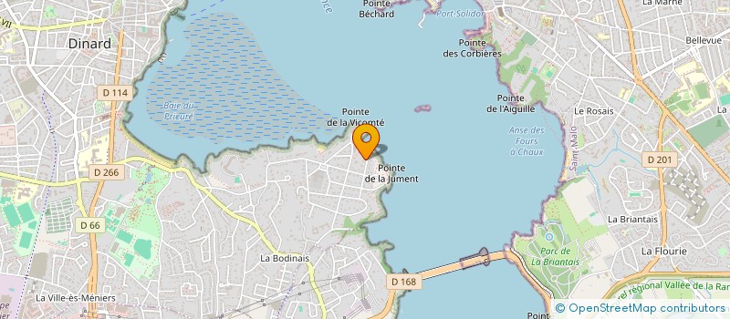 localisation de l'entreprise CHA.PRA INVESTISSEMENTS  DINARD