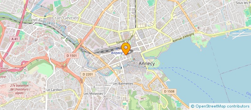 localisation de l'entreprise CHA&TEA à ANNECY
