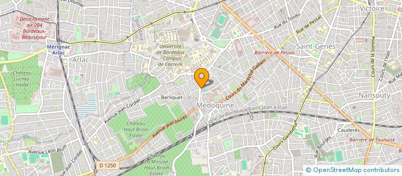 localisation de l'entreprise CHAABAN  BORDEAUX