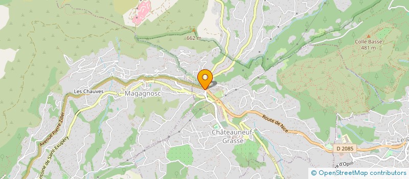 localisation de l'entreprise CHAABANE à CHATEAUNEUF-GRASSE