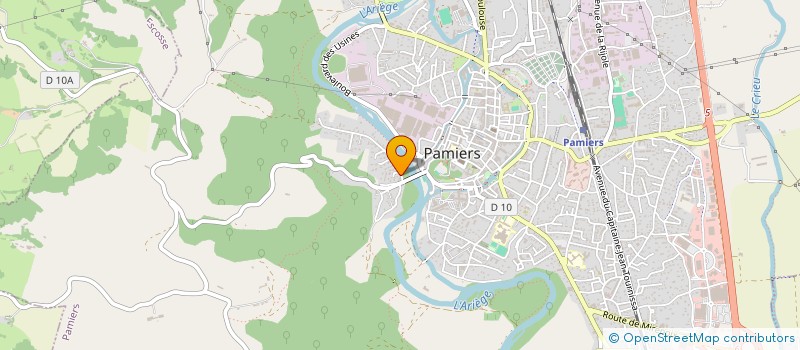 localisation de l'entreprise CHAADI NEGOCE à PAMIERS
