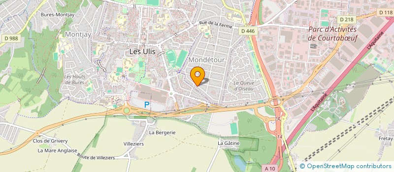 localisation de l'entreprise CHAARANA à ORSAY