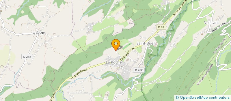 localisation de l'entreprise CHAARTICE  SAINT-BUEIL