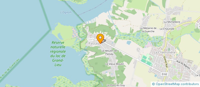 localisation de l'entreprise CHAAYE  LA CHEVROLIERE