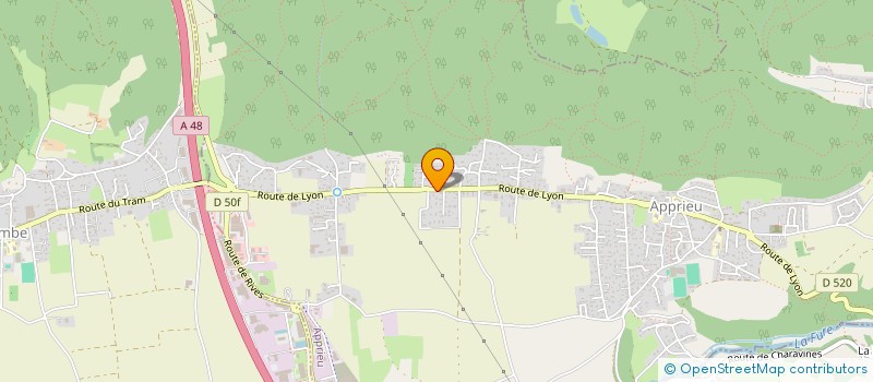 localisation de l'entreprise CHAB CHARTREUSE PAYSAGE  APPRIEU