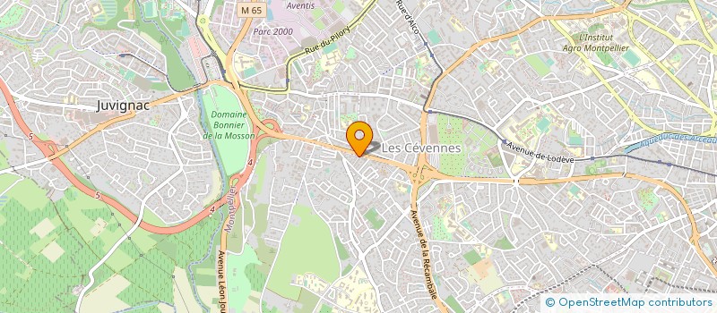 localisation de l'entreprise CHAB FACADE à MONTPELLIER