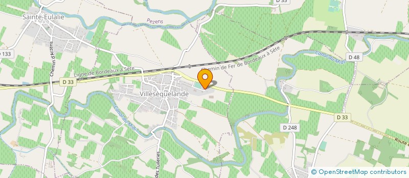 localisation de l'entreprise CHAB'INOX  VILLESEQUELANDE