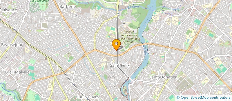 localisation de l'entreprise CHAB IT à NANTES