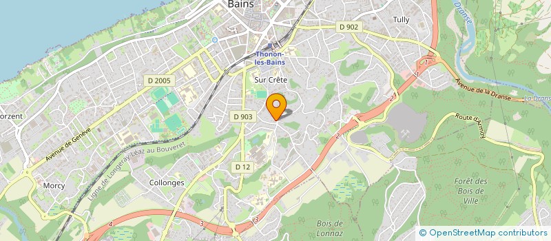localisation de l'entreprise CHAB-RESINES à THONON-LES-BAINS