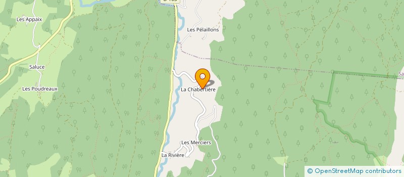 localisation de l'entreprise CHAB VALLIER à CHAPELLE-EN-VERCORS (LA)
