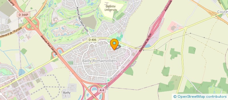 localisation de l'entreprise CHAB VTC  BAILLY-ROMAINVILLIERS