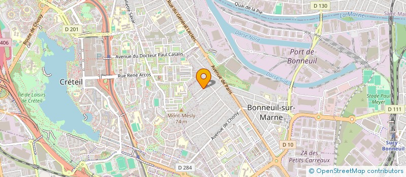 localisation de l'entreprise CHABAD COTE-D'IVOIRE CCI à BONNEUIL-SUR-MARNE