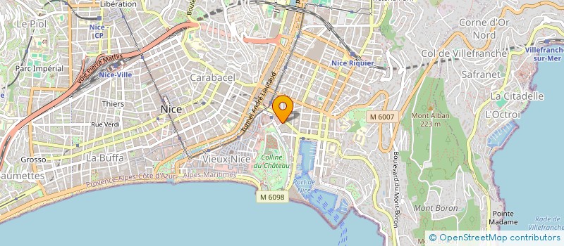 localisation de l'entreprise CHABADA à NICE