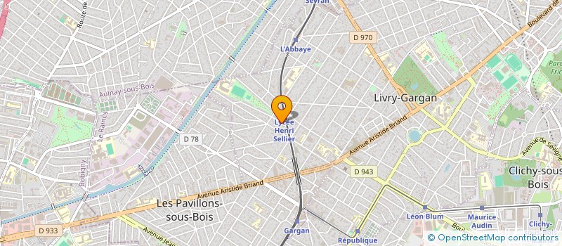 localisation de l'entreprise CHABADAS à LIVRY-GARGAN