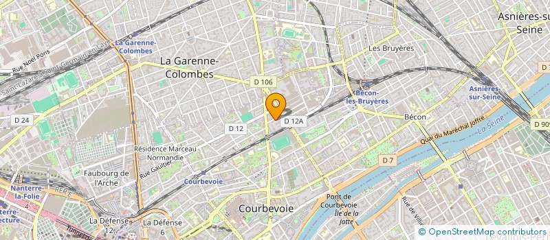 localisation de l'entreprise CHABAGO à COURBEVOIE