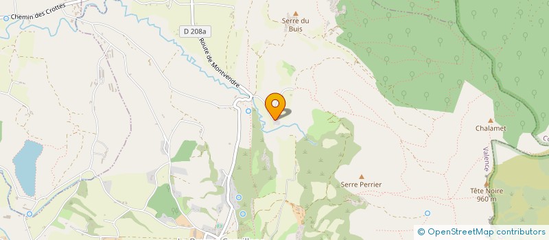 localisation de l'entreprise CHABAL FREYNE  LA BAUME-CORNILLANE