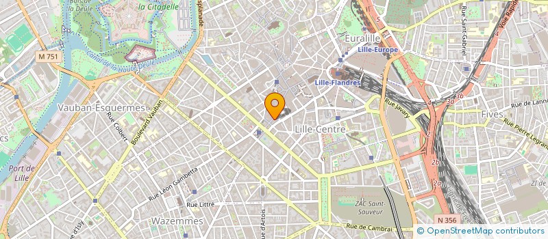 localisation de l'entreprise CHABALA à LILLE