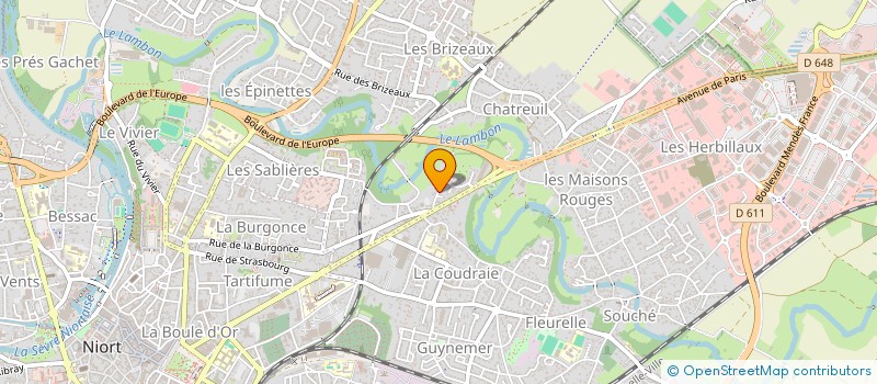 localisation de l'entreprise CHABAN K SPORTS  NIORT