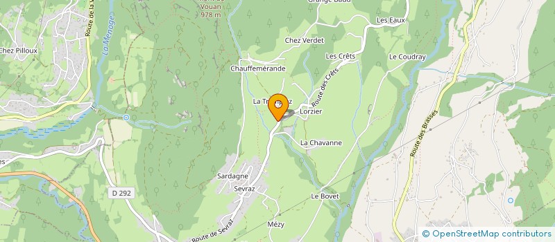 localisation de l'entreprise CHABANNES  VIUZ-EN-SALLAZ