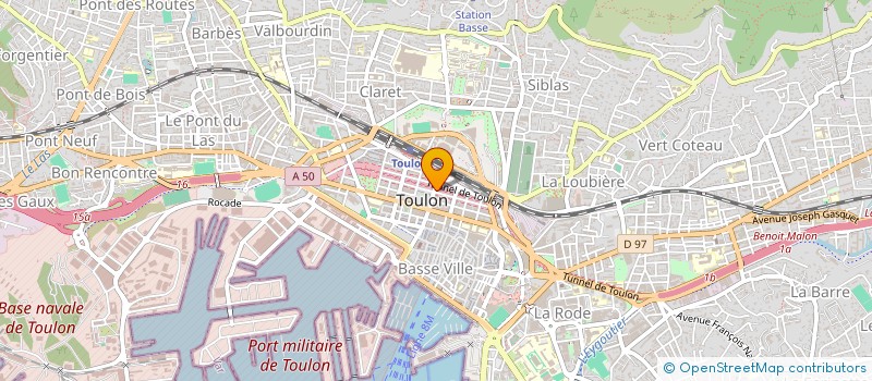 localisation de l'entreprise CHABANNES  TOULON