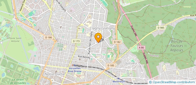 localisation de l'entreprise CHABANNES CONSEILS & DEVELOPPEMENT à VERSAILLES