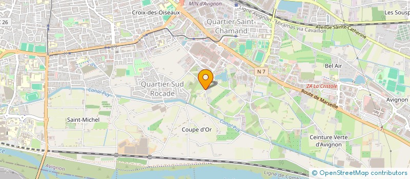 localisation de l'entreprise CHABANNES-MARTY  ROCHEFORT-DU-GARD